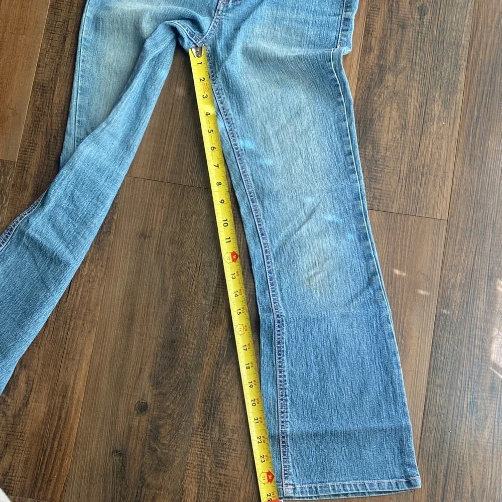 ❤️Route 66 Kids Blue Jeans with Pink Pocket Design